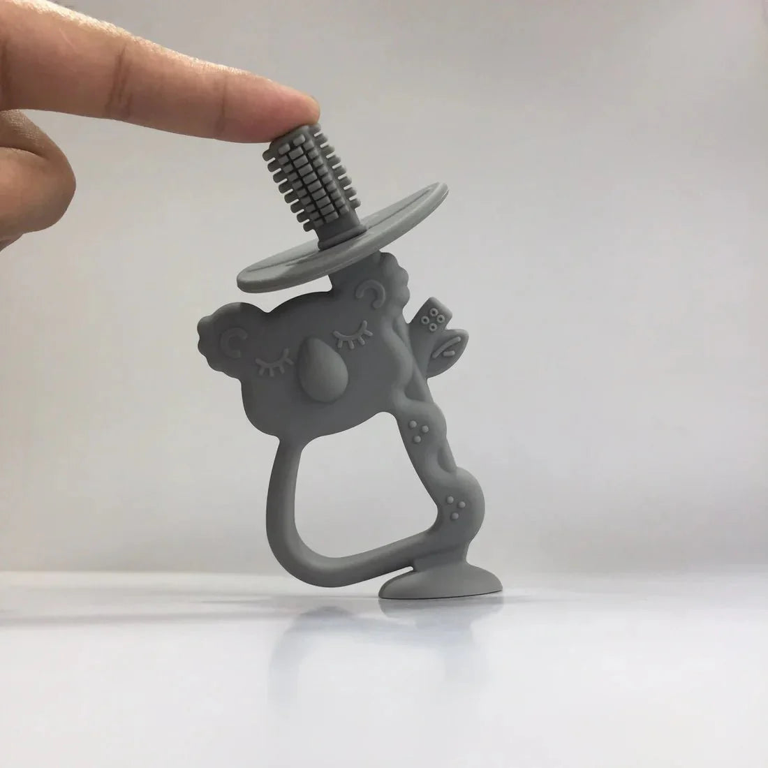 Anneau de Dentition - KoalaTeethBuddy™ - Gris - Espace Bébé Maman