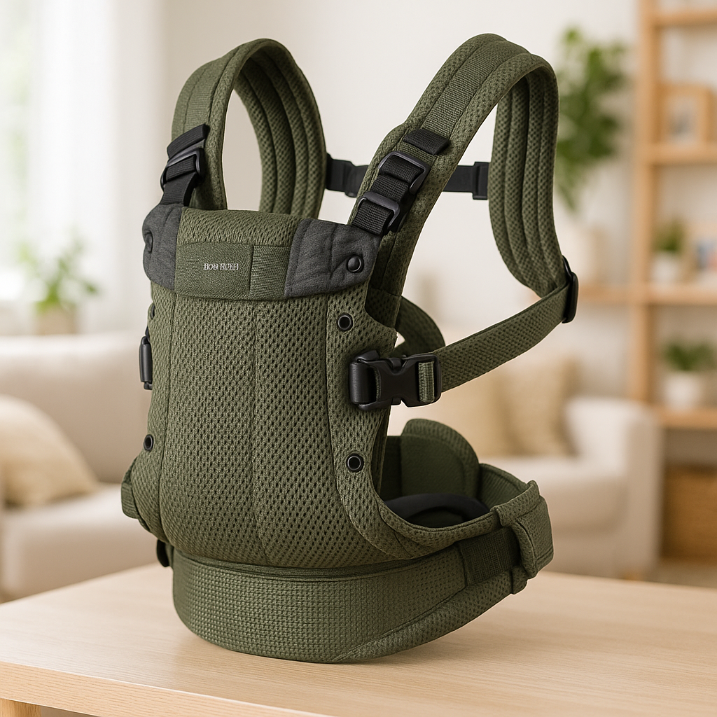 porte bebe ergonomique 3 en 1 vert fonce