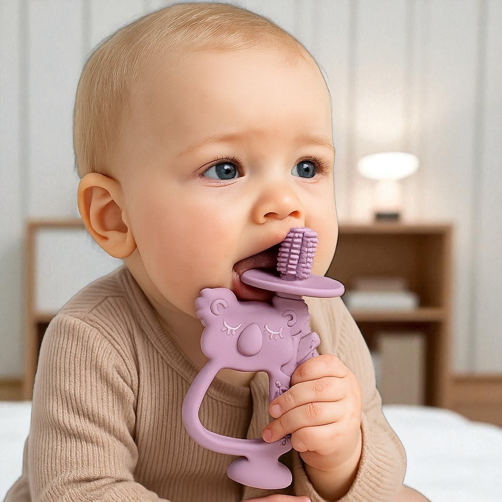 Anneau de Dentition - KoalaTeethBuddy™ - Violet - Espace Bébé Maman