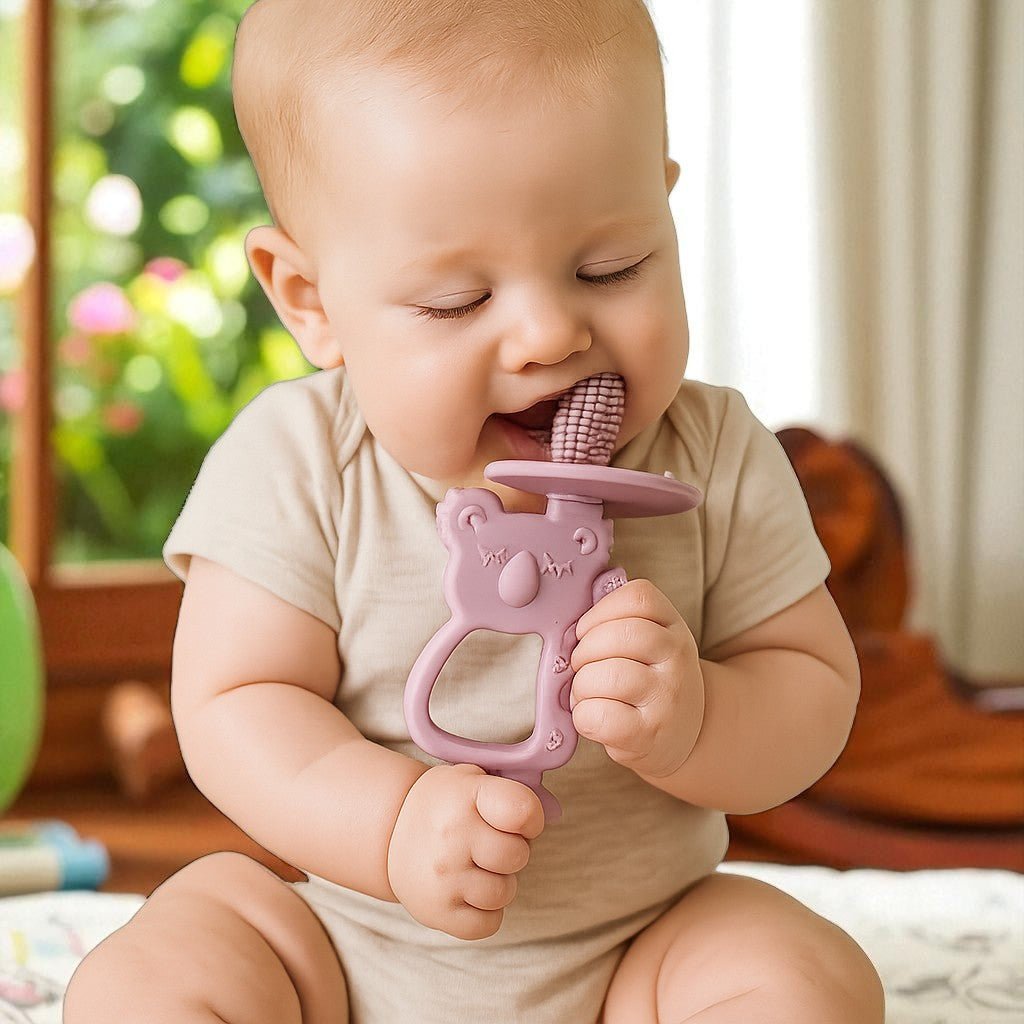 Anneau de Dentition - KoalaTeethBuddy™ - Violet - Espace Bébé Maman