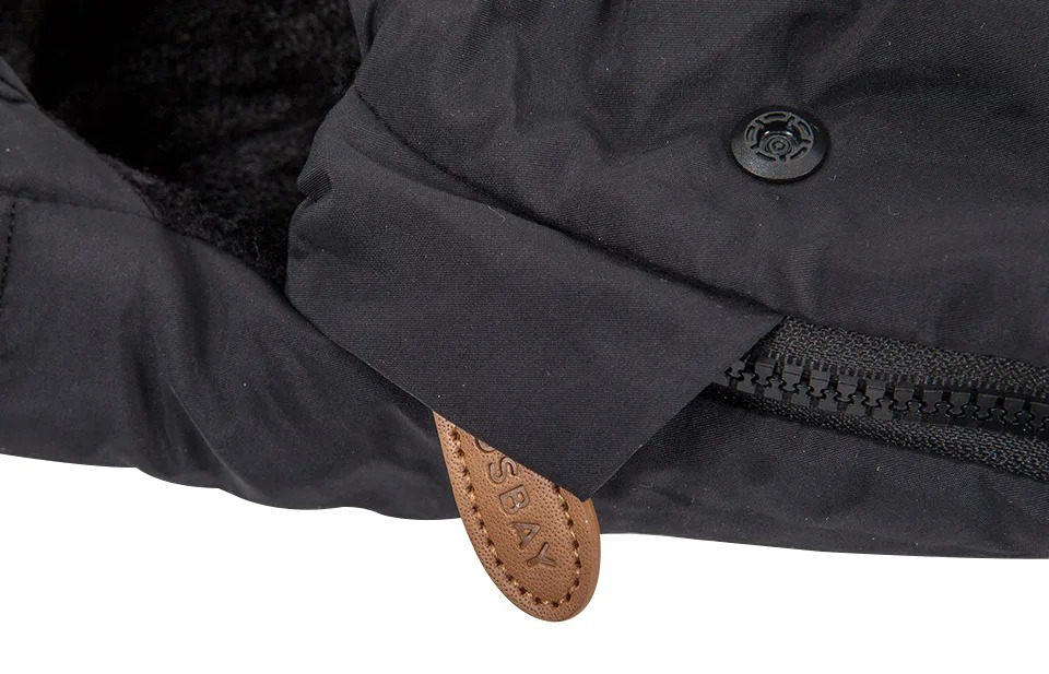 chanceliere poussette universelle wintercozy noir un boutton fermeture