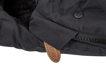 chanceliere poussette universelle wintercozy noir un boutton fermeture