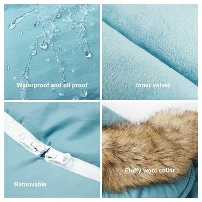 chanceliere poussette universelle wintercozy turquoise impermeable resistant huile