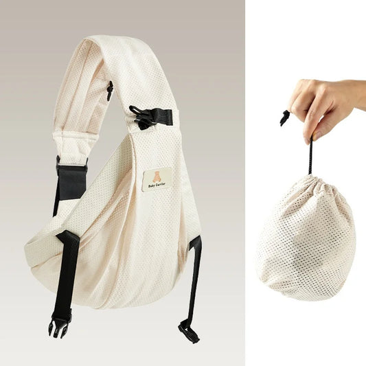 echarpe de portage premium confort beige