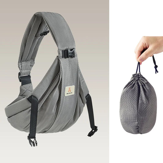 echarpe de portage premium confort gris