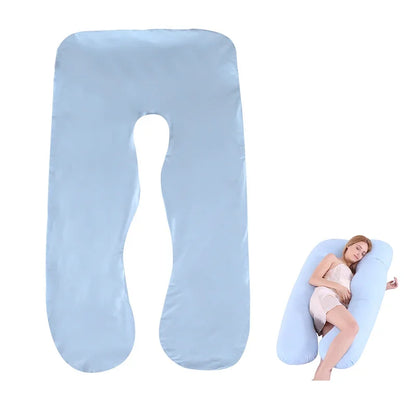 housse coussin grossesse bleue femme enceinte ventre coussin