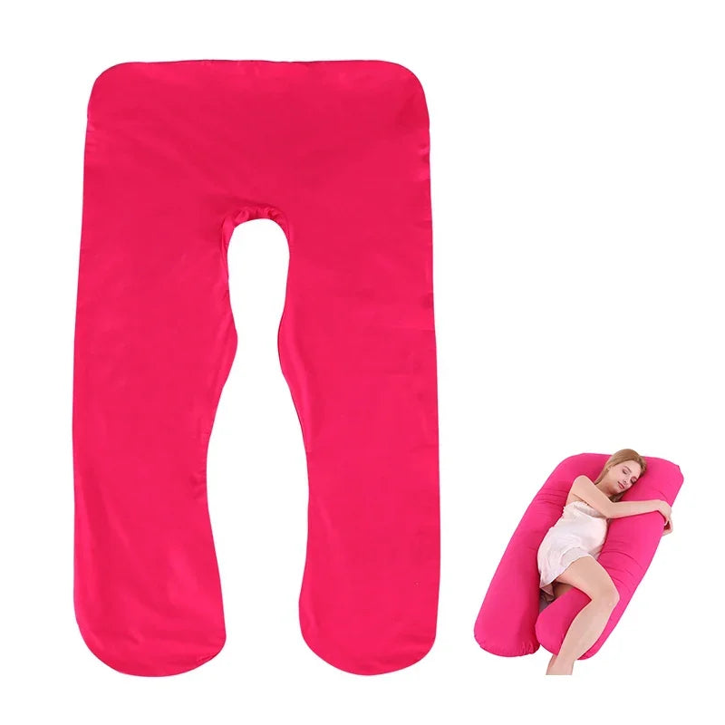 housse coussin grossesse rose rouge femme enceinte ventre coussin