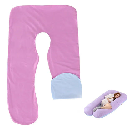 housse coussin grossesse violet bleue femme enceinte ventre coussin