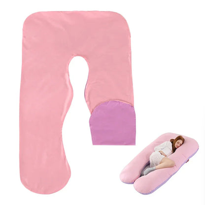 housse coussin grossesse violet rose femme enceinte ventre coussin