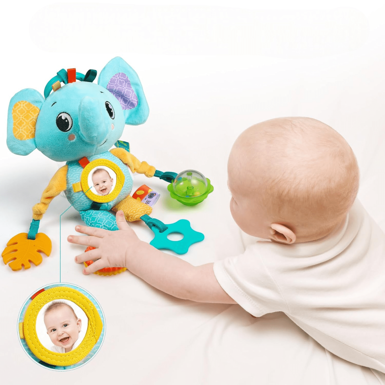 Jouet d'éveil - SoftHangingToy™ - Elephant - Espace Bébé Maman