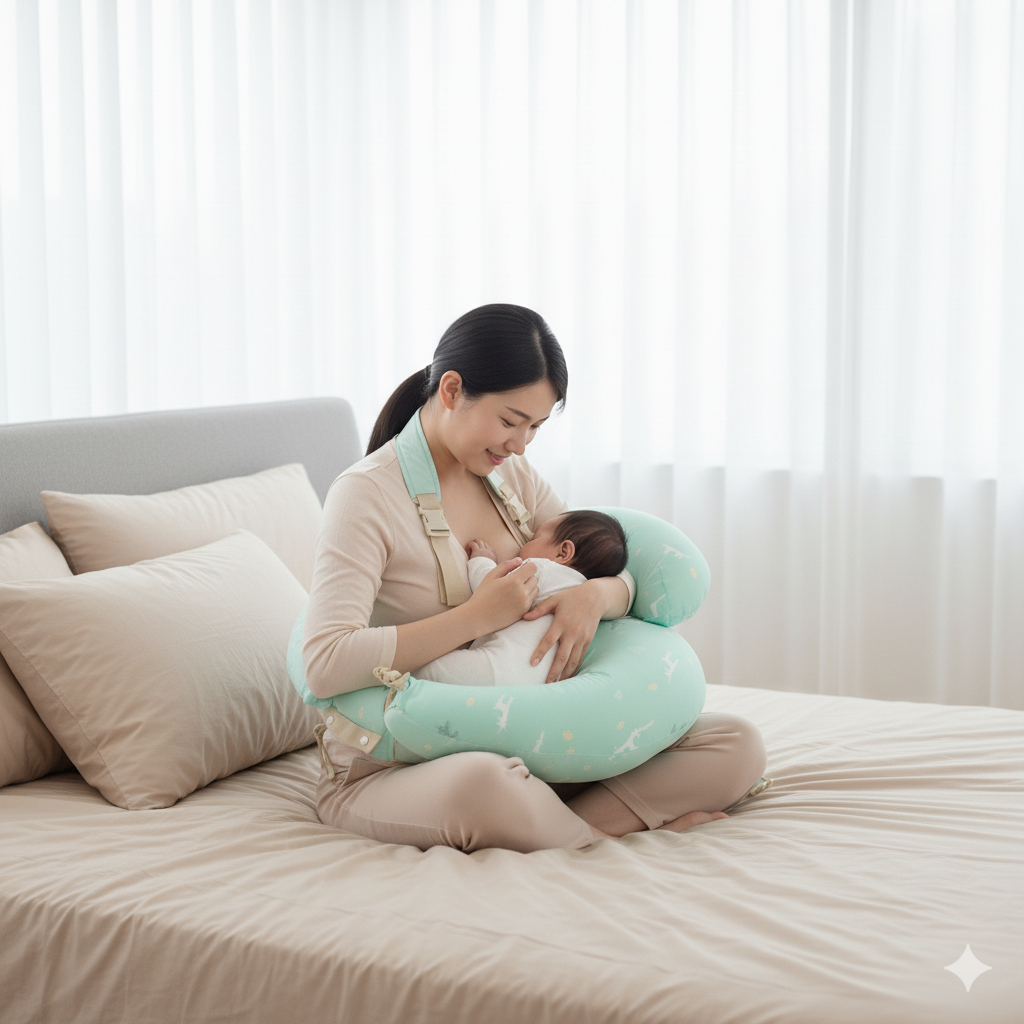 oreiller allaitement multifonction couleur d lit