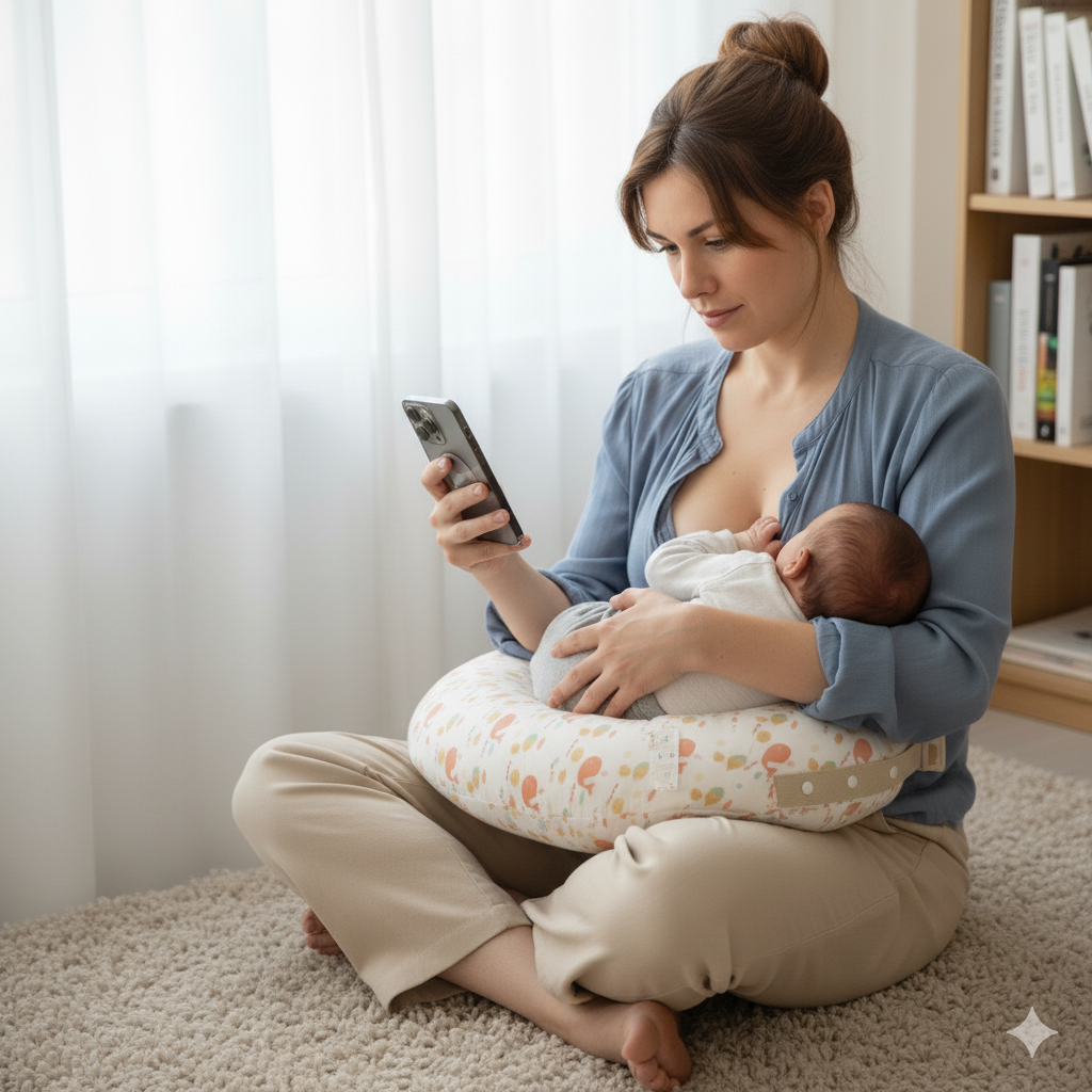 oreiller allaitement multifonction couleur e maman bebe sol telephone