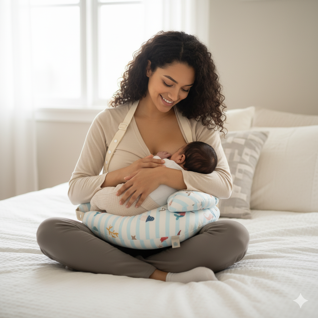 oreiller allaitement multifonction couleur g maman bebe lit