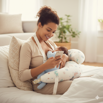 oreiller allaitement multifonction couleur i maman bebe lit