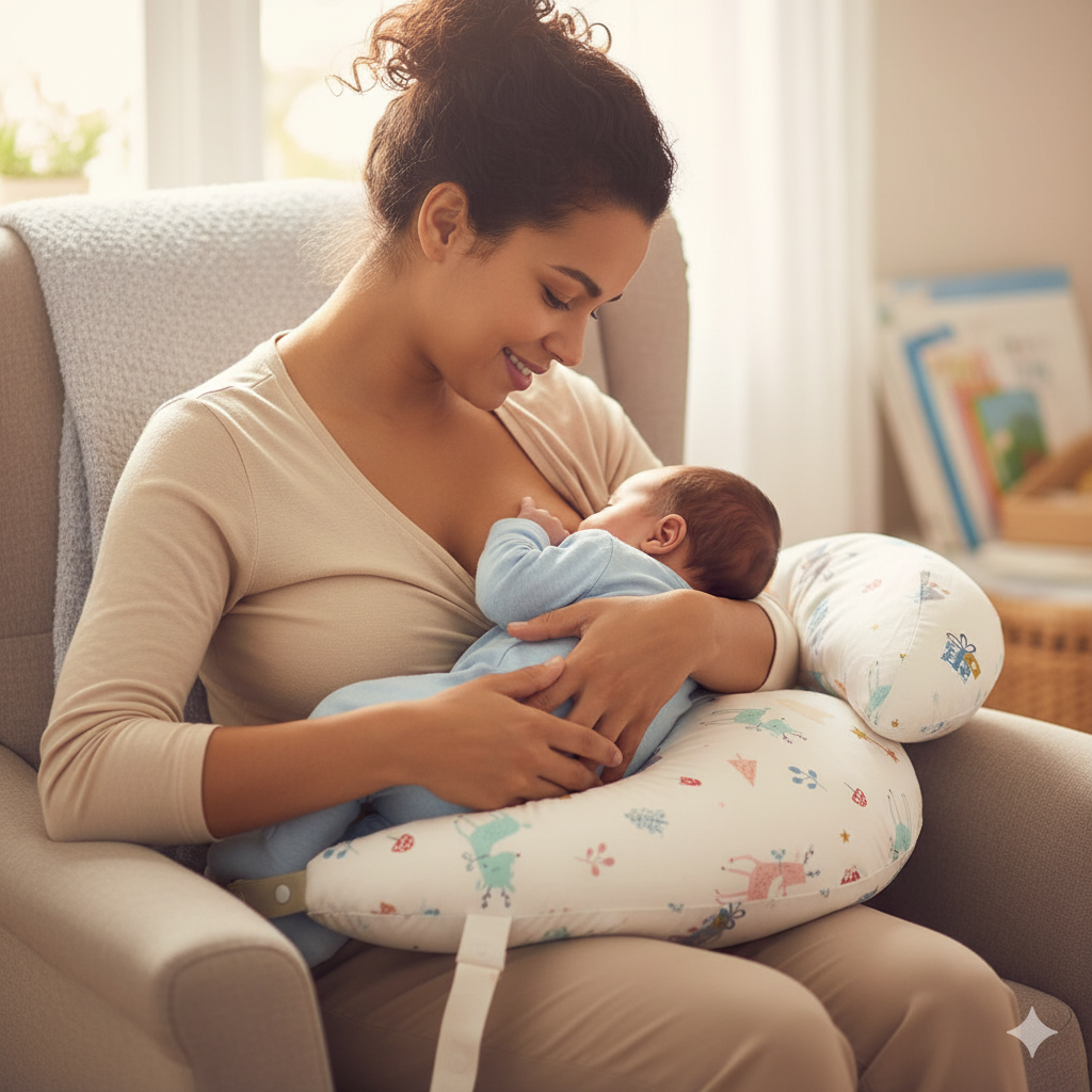 oreiller allaitement multifonction couleur i maman bebe salon