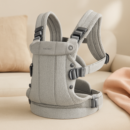 porte bebe ergonomique 3 en 1 argent