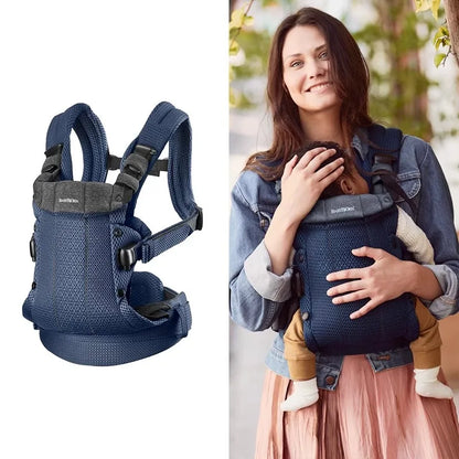 porte bebe ergonomique 3 en 1 bleu marine maman bebe