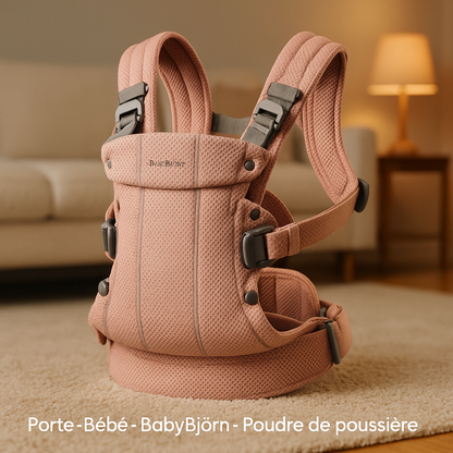 porte bebe ergonomique 3 en 1 poudre de poussiere description