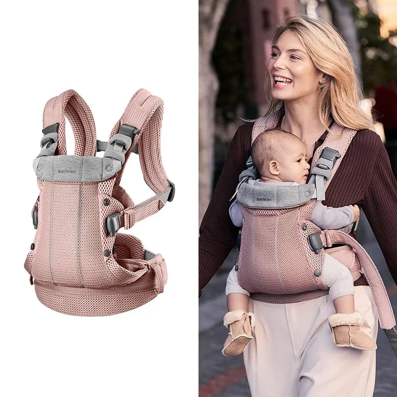 porte bebe ergonomique 3 en 1 poudre de poussiere maman fille