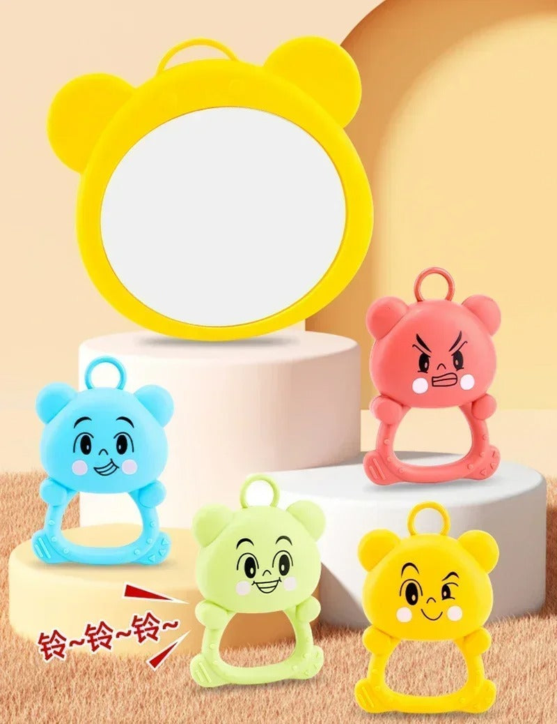 tapis deveil bebe musical avec piano arches jouets rose girafes Q