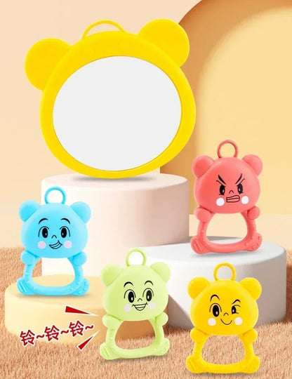 tapis deveil bebe musical avec piano arches jouets rose girafes Q