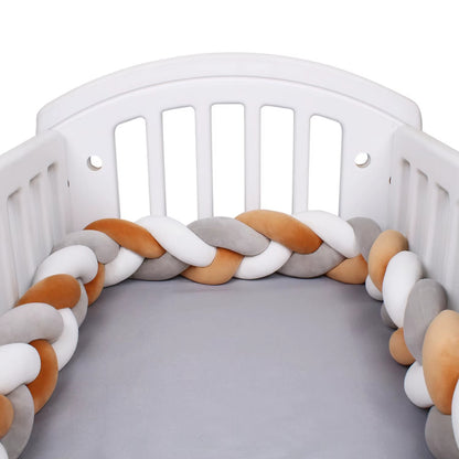 tour de lit bebe tresse 3dcocon couleur melangee 2