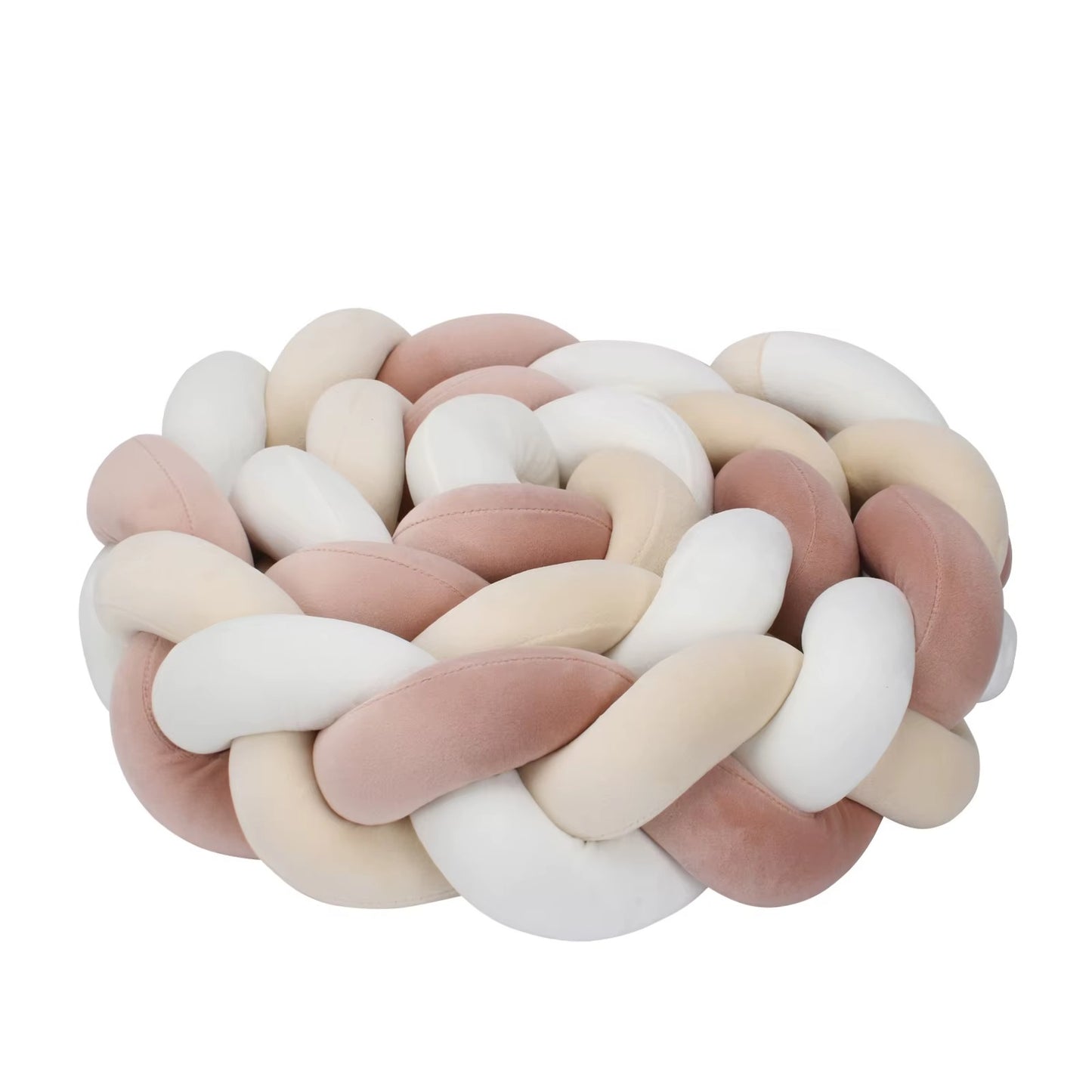 tour de lit bebe tresse 3dcocon couleur melangee 3