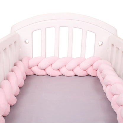 tour de lit bebe tresse 3dcocon roge 1